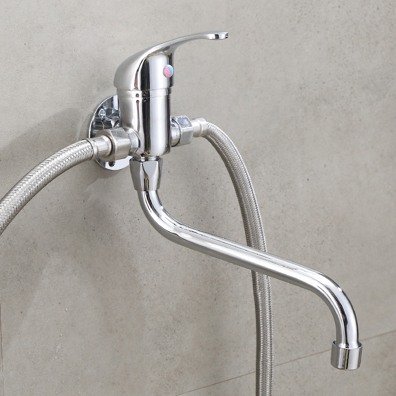 Commercial Kitchen Faucets - Duvara Monte Ekstra Uzun Musluklu Mutfak