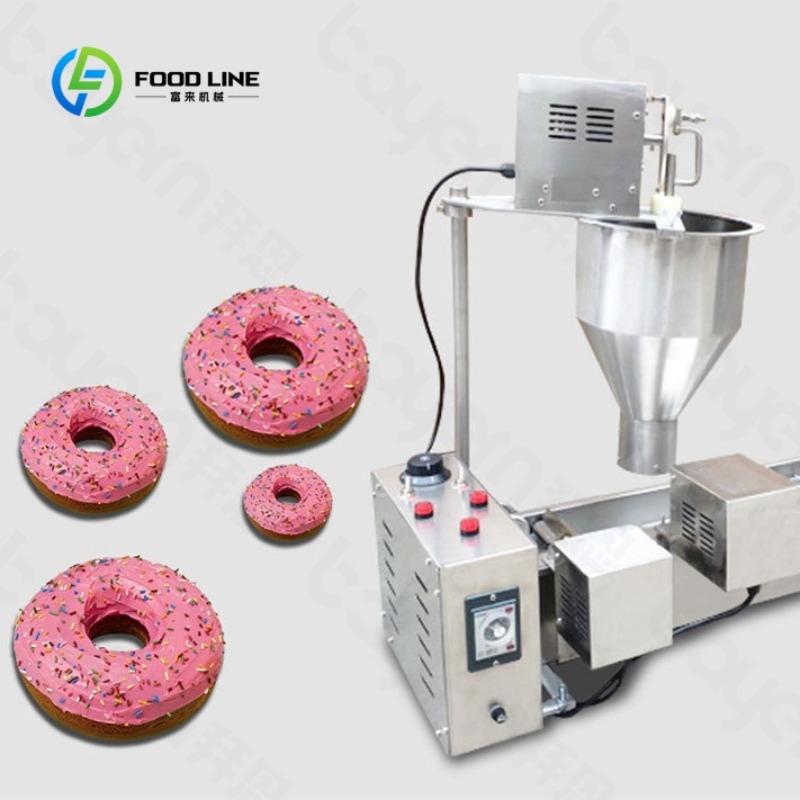 Donut Making Machine - Özelleştirilmiş Otomatik Donut Yapma Makinesi, Hazneli