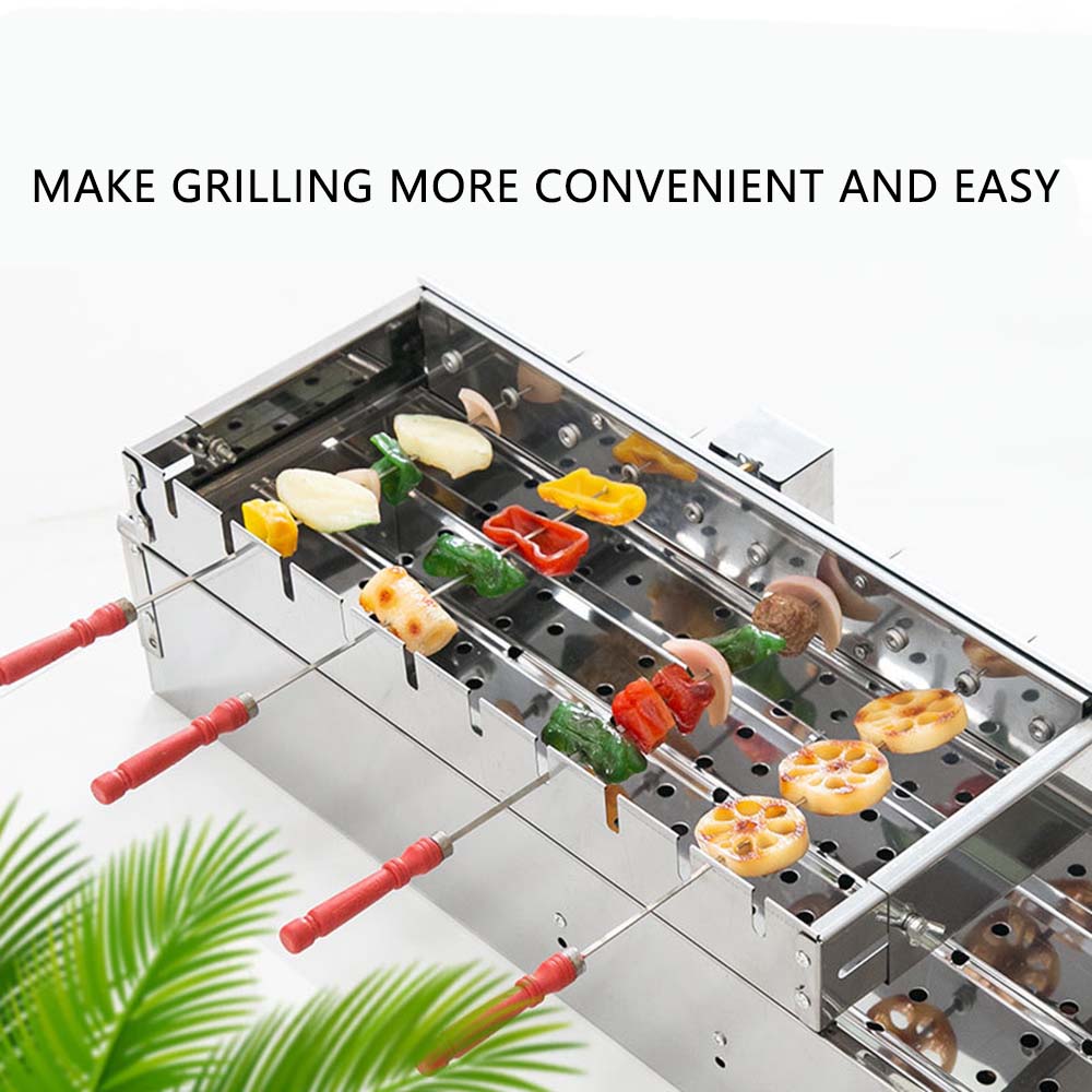 Hot Dog Roller Grill - Ticari paslanmaz çelik ızgara şiş tam