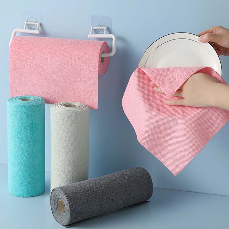 Commercial Kitchen Towels - Mikrofiber Temizlik Bezi Rulosu, Yeniden Kullanılabilir