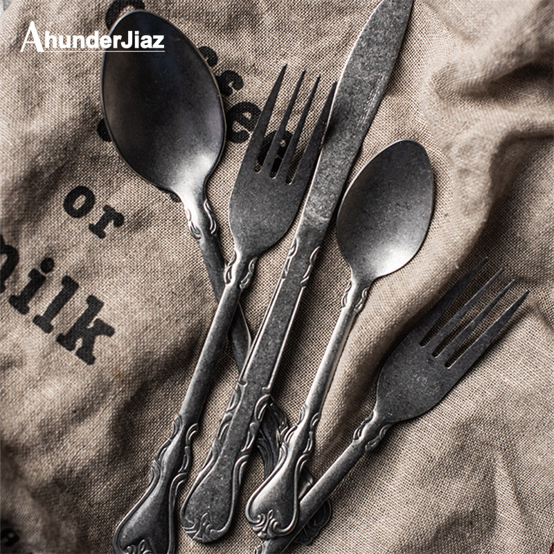 Commercial Kitchen Set - El yapımı Vintage kaşık bıçak ve
