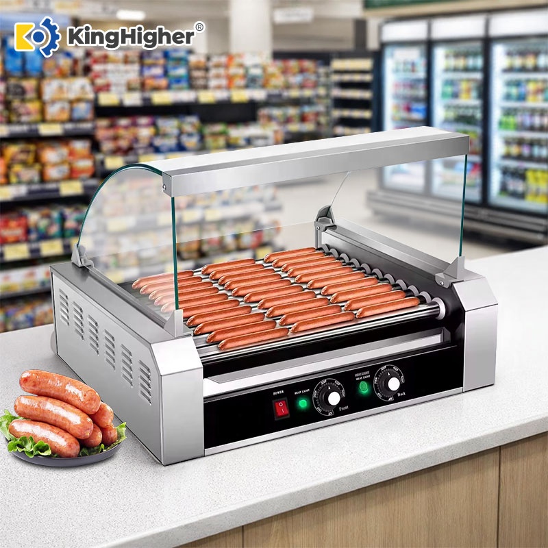 Hot Dog Roller Grill - Yeni Ticari Sosis Izgara Makinesi 11