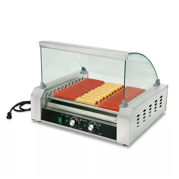 Hot Dog Roller Grill - Sosisli Sandviç Makinesi 11 Rulolu 27