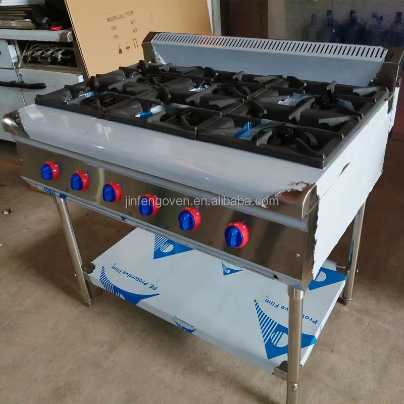 Commercial Kitchen Usa - Ticari Mutfak Ekipmanları Profesyonel 6'lı Ocaklı