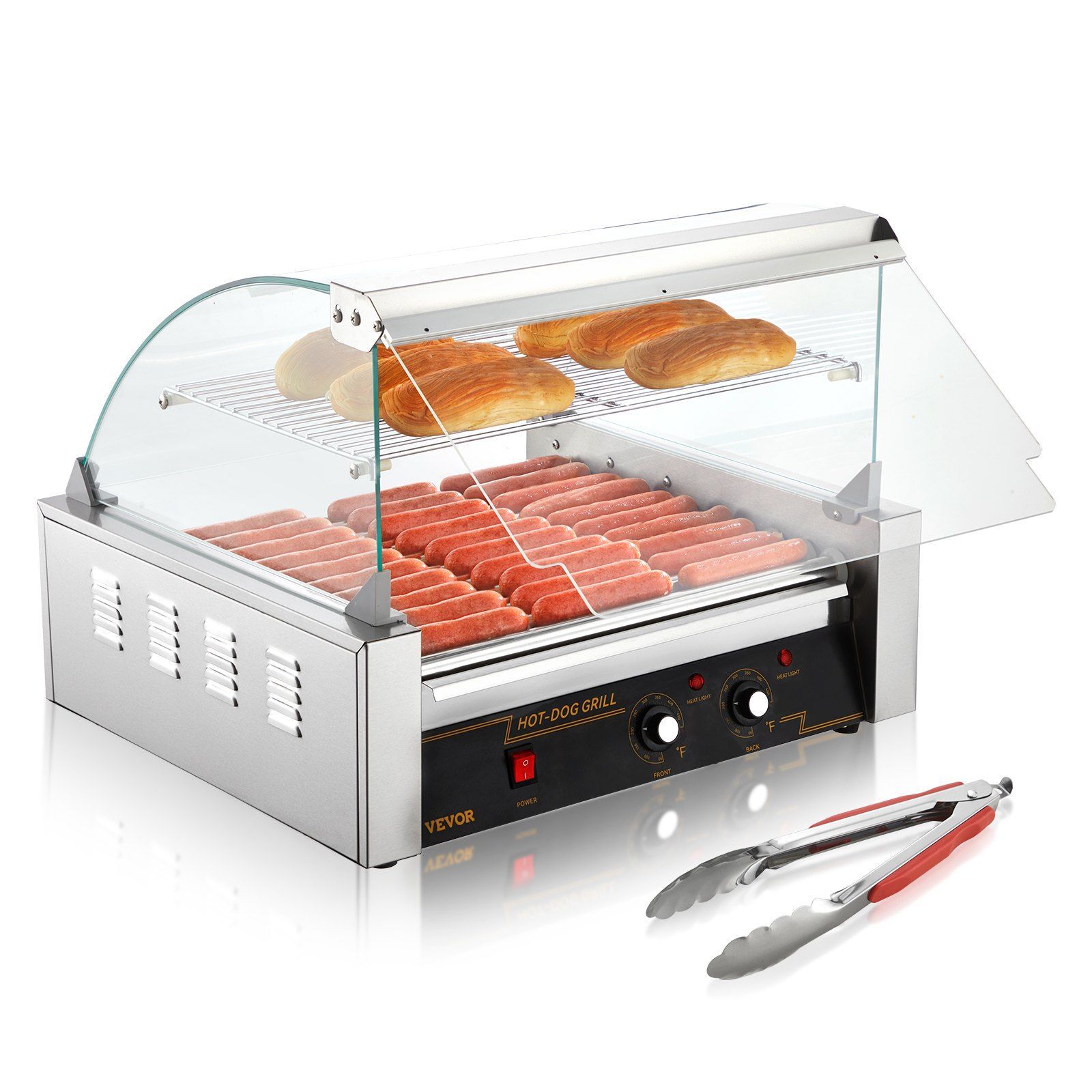 Hot Dog Roller Grill - Sosis Izgara Makinesi, 11 Rulolu, 30
