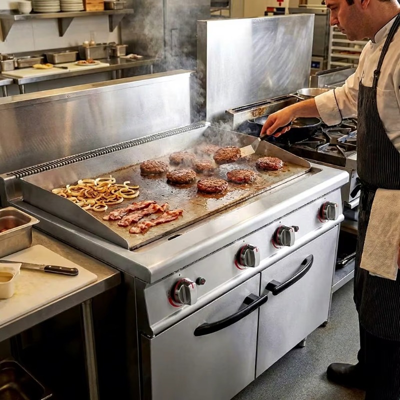 Commercial Kitchen Zones - Ticari sınıf paslanmaz çelik çift bölgeli