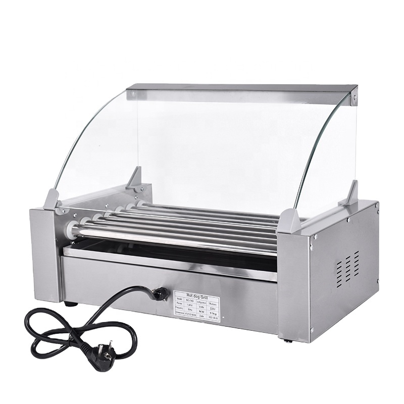Hot Dog Roller Grill - Yeni Sosisli Sandviç Izgara Makinesi 7