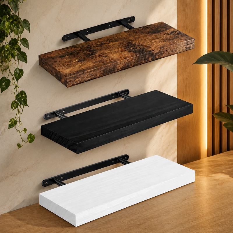Commercial Kitchen Rack - Dayanıklı Yüzer Duvar Rafı, Mutfak, Banyo,