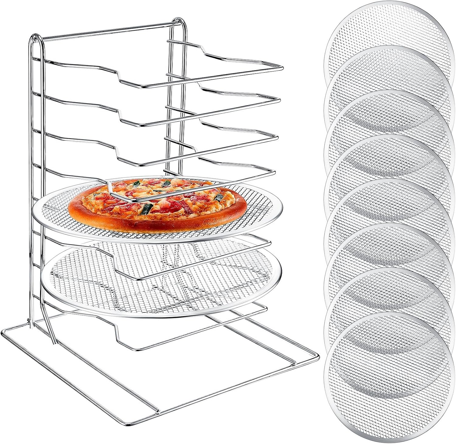 8 Katmanlı Pizza Rafı, Delikli - Commercial Kitchen Rack incelemesi ve fiyatı