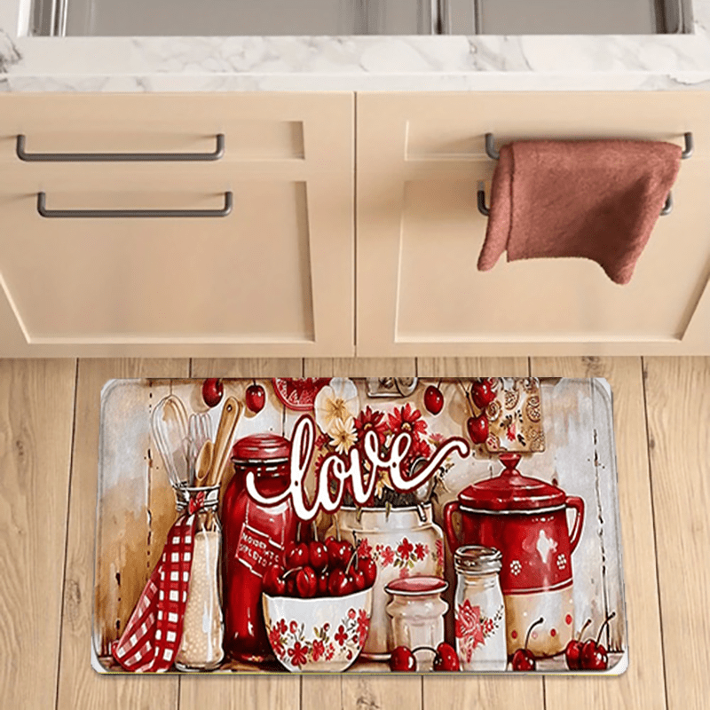 Vintage Kırmızı Aşk Kiraz Dese - Commercial Kitchen Background incelemesi ve fiyatı