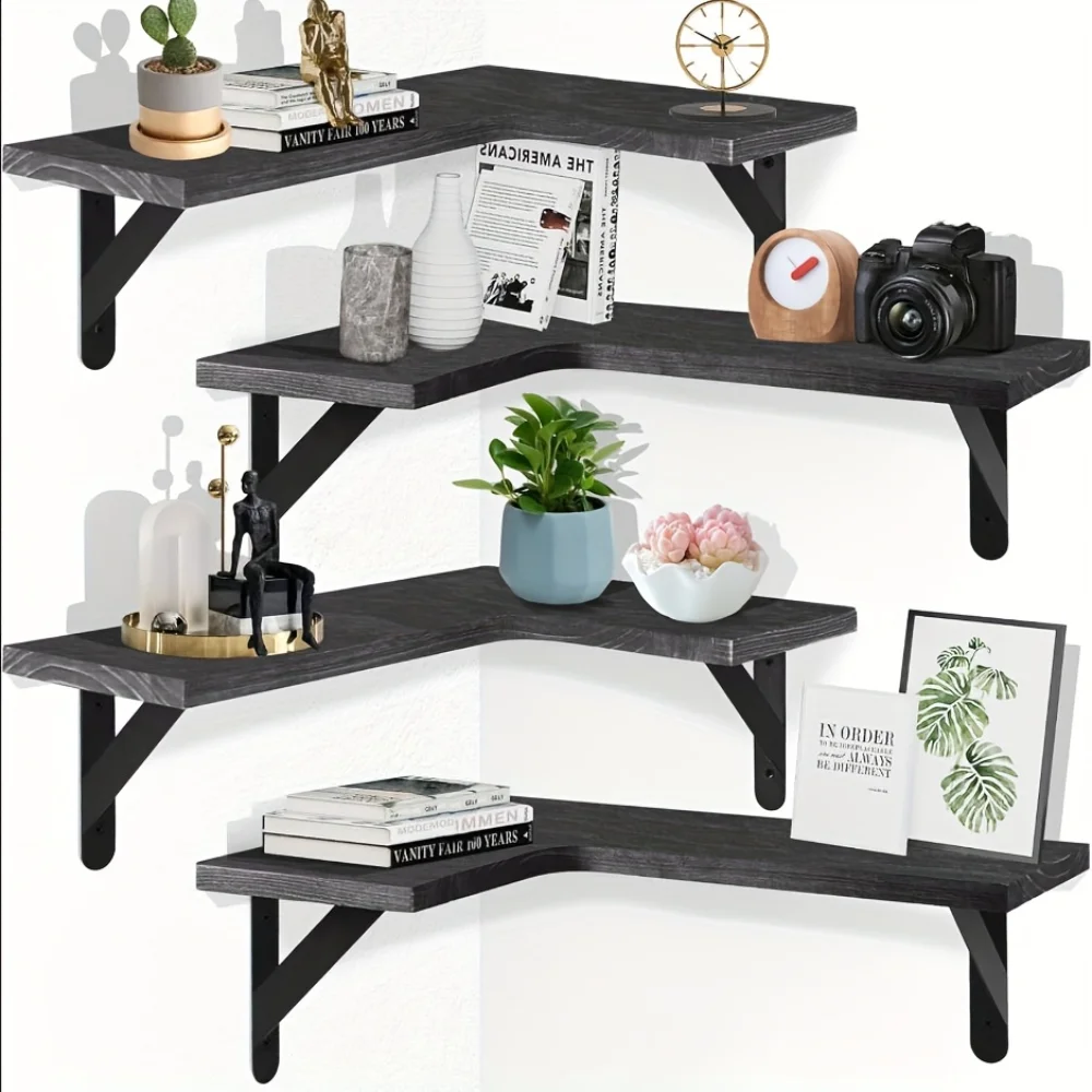 Doğal Ahşap Desenli Yüzer Rafl - Commercial Kitchen Rack incelemesi ve fiyatı