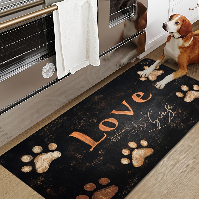 Kedi Köpek Pençe Baskı Desen M - Commercial Kitchen Background incelemesi ve fiyatı