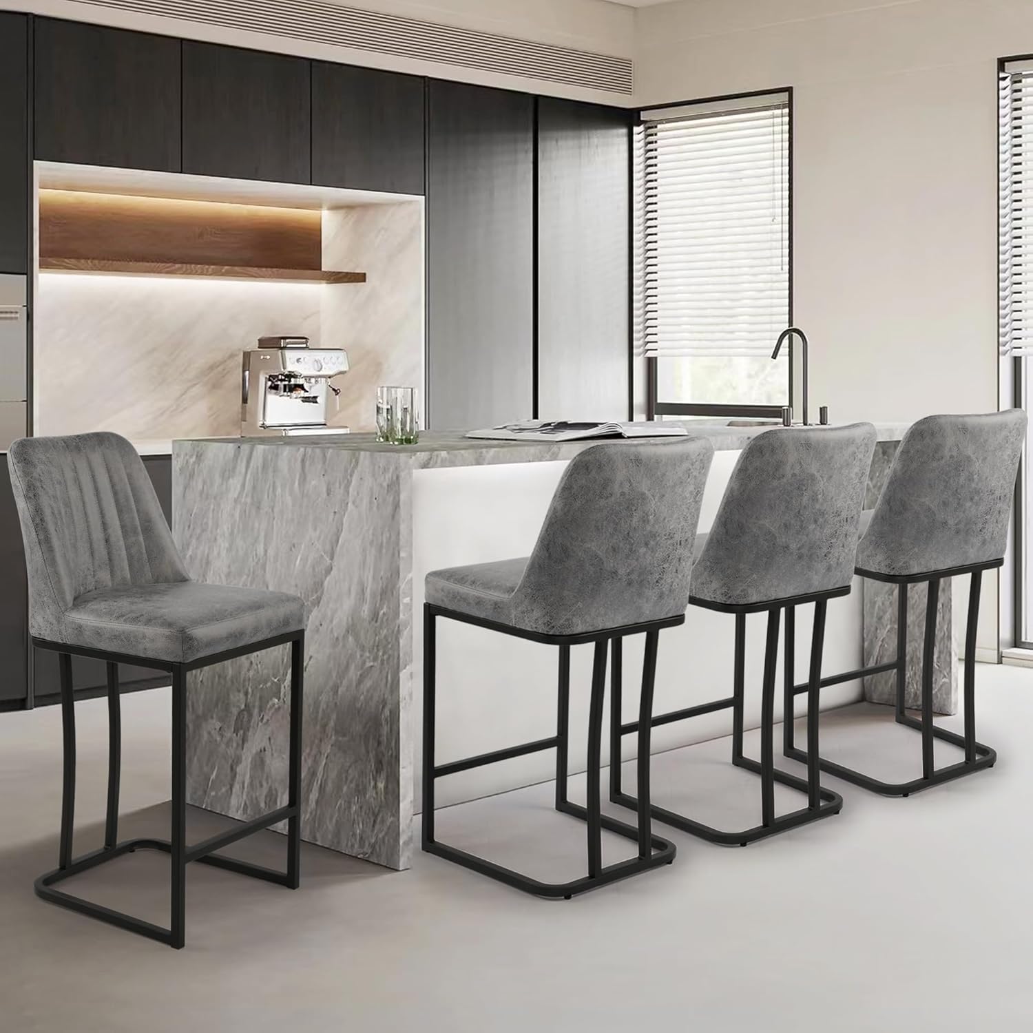 24,8 inç Bar Tabureleri 4'lü S - Commercial Kitchen Set incelemesi ve fiyatı