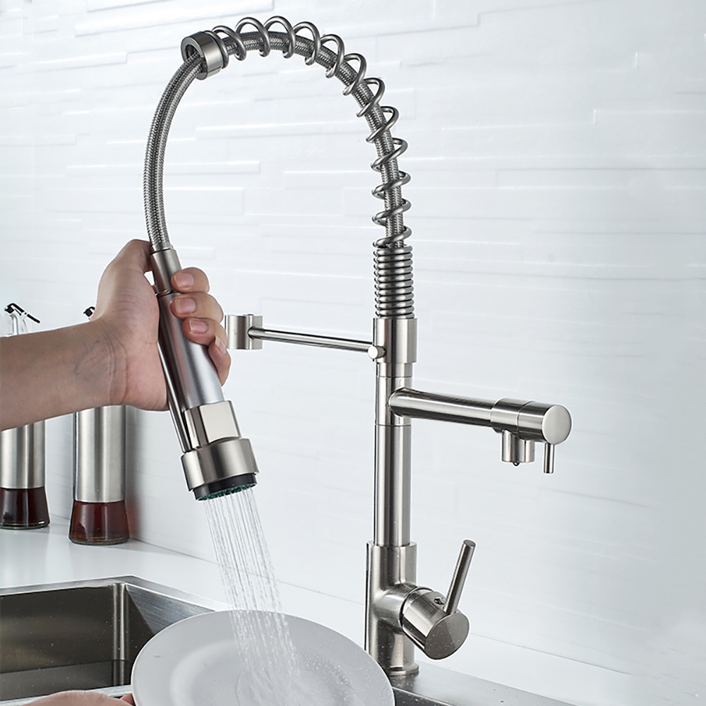 DQOK Siyah Fırçalanmış Bahar A - Commercial Kitchen Faucets incelemesi ve fiyatı