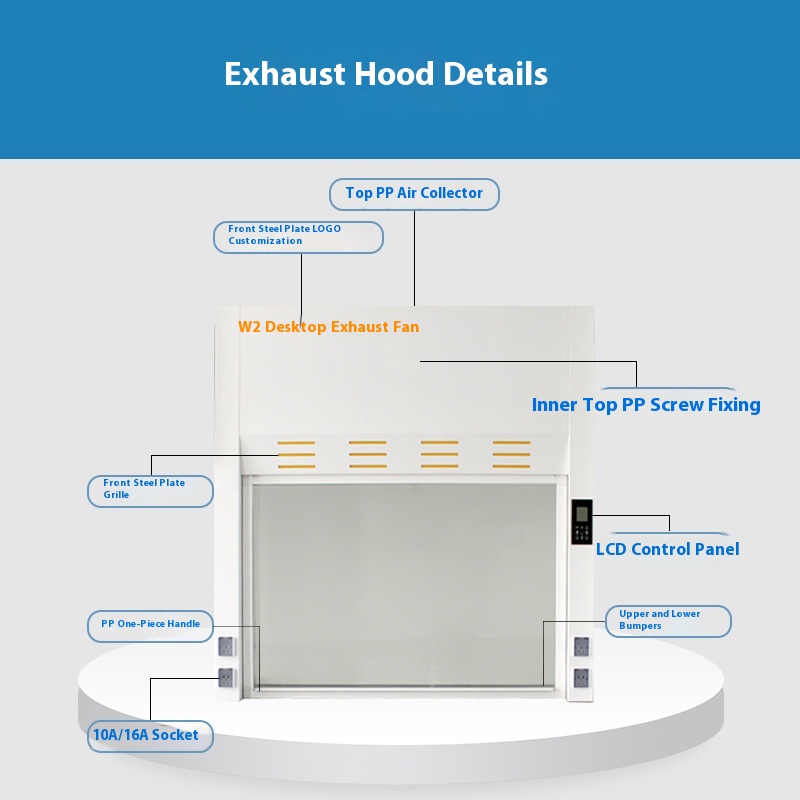 Çelik Cam Kenarlı Laboratuvar  - Commercial Exhaust Hood incelemesi ve fiyatı