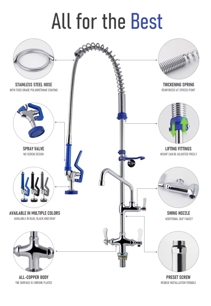 Endüstriyel Stil 38 Dev Mutfak - Commercial Kitchen Faucets incelemesi ve fiyatı