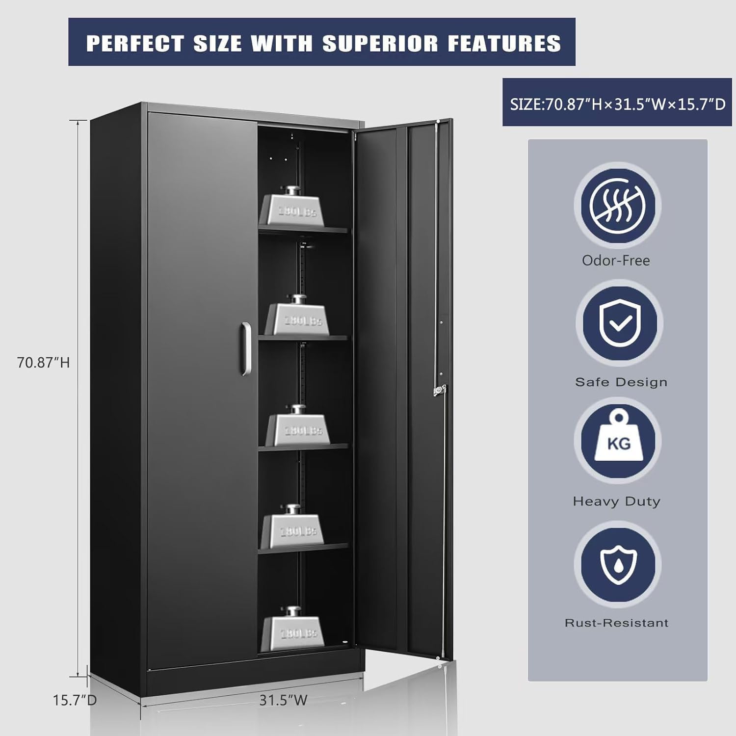 Ayarlanabilir Raflı Metal Sakl - Commercial Kitchen Rack incelemesi ve fiyatı